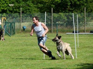 Karl und Floris Slalom